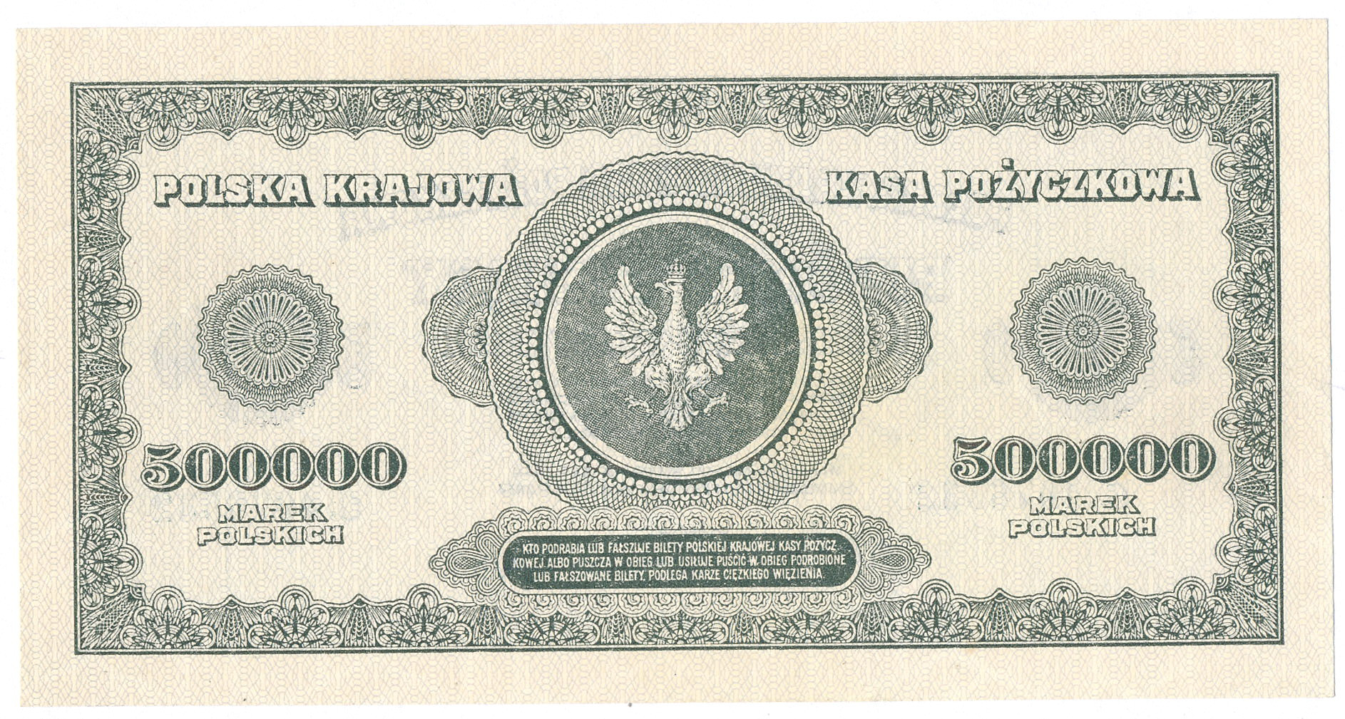 500.000 marek polskich 1923 seria G - RZADKIE